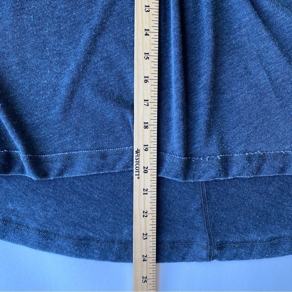 Free People We The Free Washed Black Acadia Henley Top Oversized Size Small - Picture 10 of 12